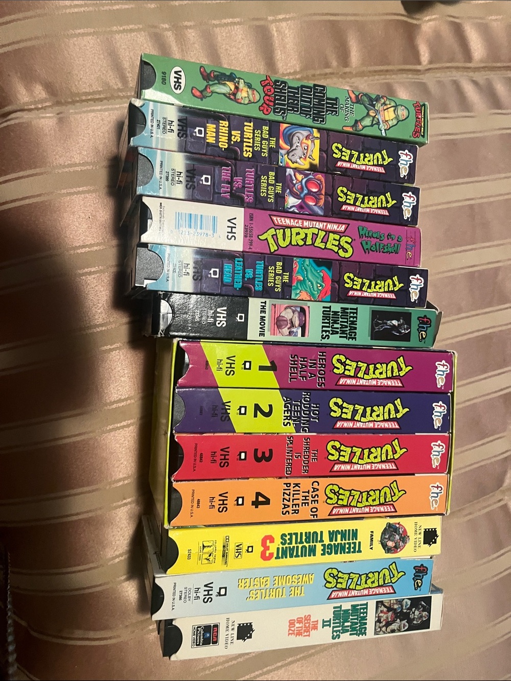 Teenage Mutant Ninja Turtles VHS Box Set - Colorful Retro Packaging. 13.